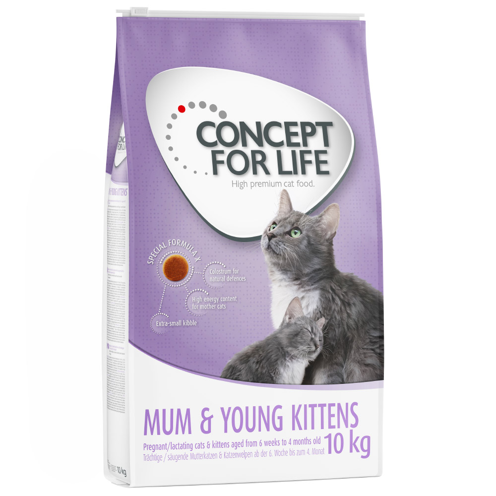 Concept for Life Mum & Young Kittens - Verbesserte Rezeptur! - 10 kg von Concept for Life