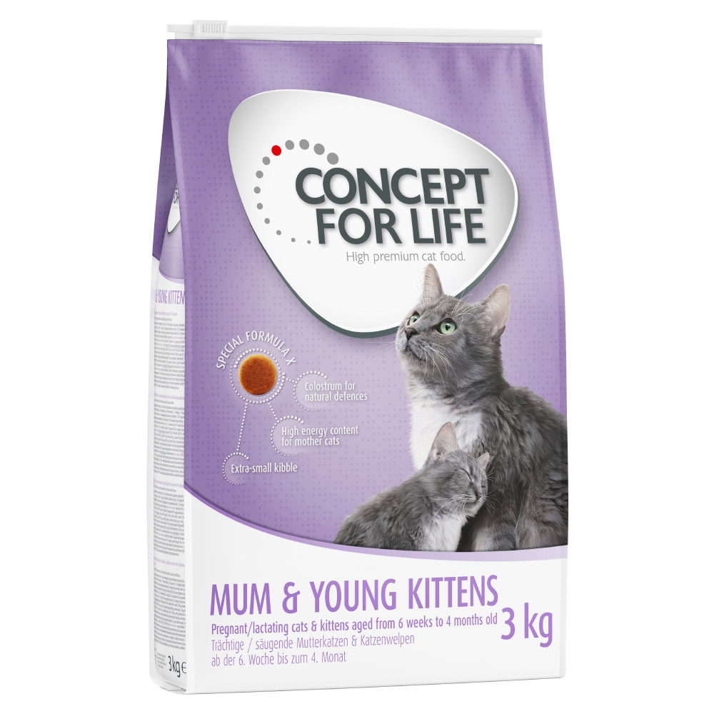 Concept for Life Mum & Young Kittens - Verbesserte Rezeptur! - 3 kg Concept for Life Mum & Young Kittens - Verbesserte Rezeptur! - 3 kg von Concept for Life