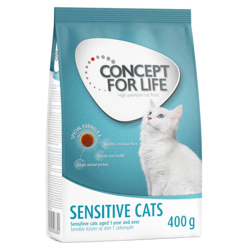 Concept for Life Sensitive Cats - Verbesserte Rezeptur! - 400 g von Concept for Life