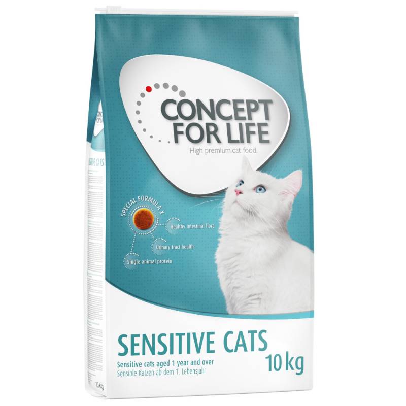 Concept for Life Sensitive Cats - Verbesserte Rezeptur! - Sparpaket 2 x 10 kg von Concept for Life