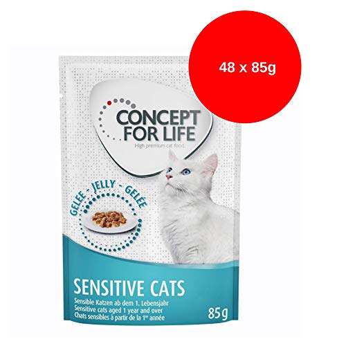 Concept for Life Sensitive Cats - in Jelly (48 x 85 g) von Concept for Life