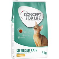 Concept for Life Sterilised Cats Huhn - Verbesserte Rezeptur! - 3 kg von Concept for Life