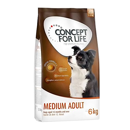 Concept for Life Trockenfutter für mittelgroße Hunde, 6 kg von Concept for Life