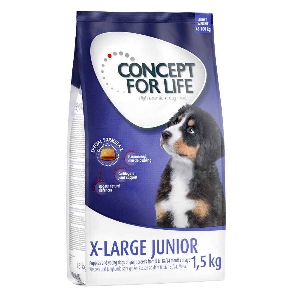 Concept for Life X-Large Puppy & Junior - Sparpaket: 4 x 1,5 kg Concept for Life X-Large Puppy & Junior - Sparpaket: 4 x 1,5 kg von Concept for Life