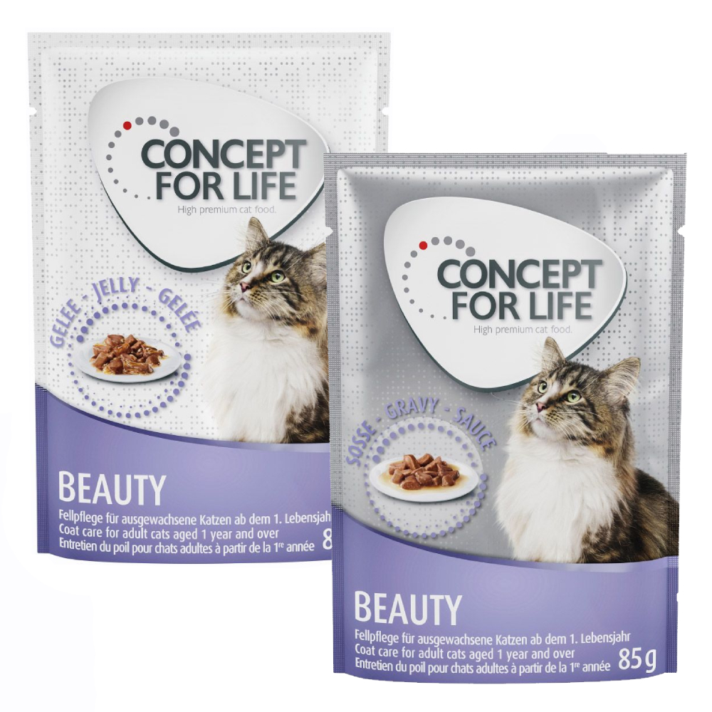 Gemischtes Sparpaket Concept for Life Gelee & Soße 24 x 85 g - Beauty in Soße und Gelee Gemischtes Sparpaket Concept for Life Gelee & Soße 24 x 85 g - Beauty in Soße und Gelee von Concept for Life