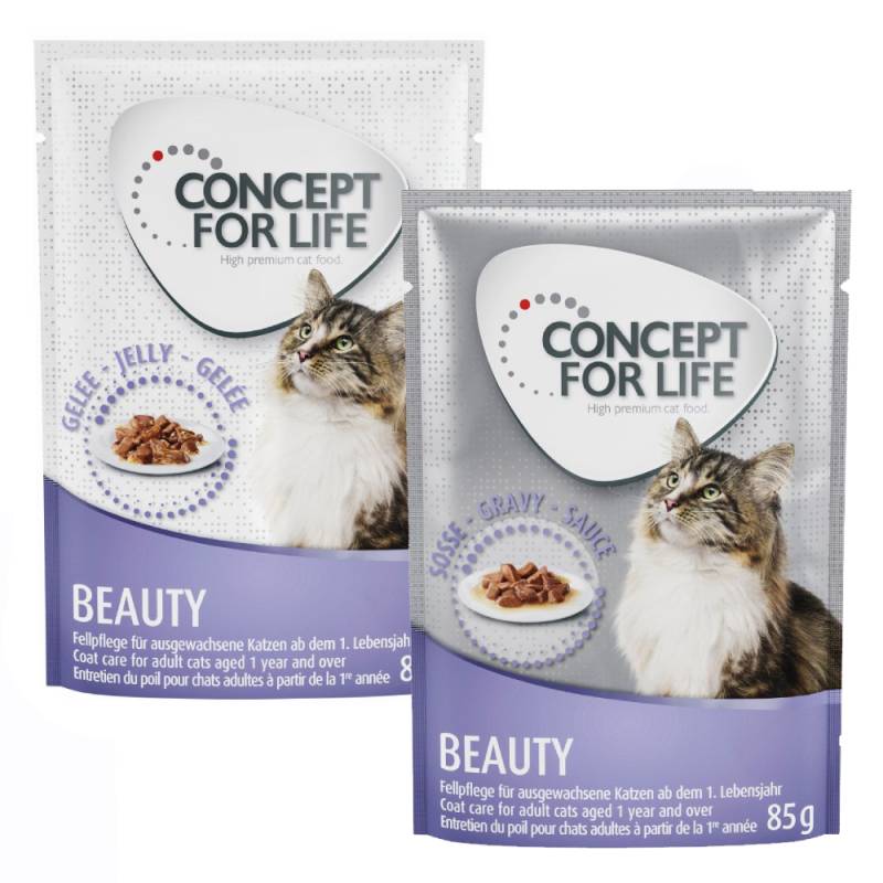 Gemischtes Sparpaket Concept for Life Gelee & Soße 24 x 85 g  - Beauty in Soße und Gelee        von Concept for Life