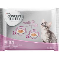 Probierpaket Concept for Life 4 x 85 g - Kitten von Concept for Life