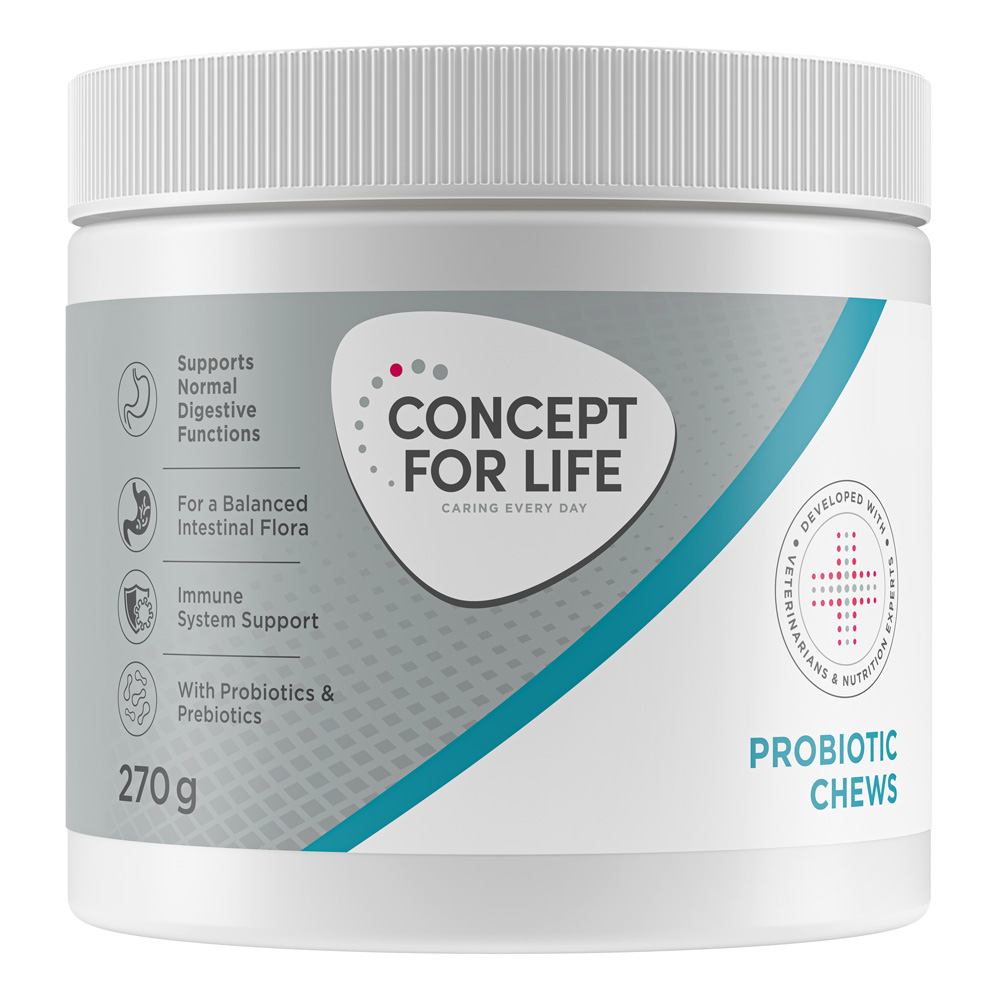 Probiotic Supplements Chews - Concept for Life - Sparpaket: 2 x 270 g von Concept for Life