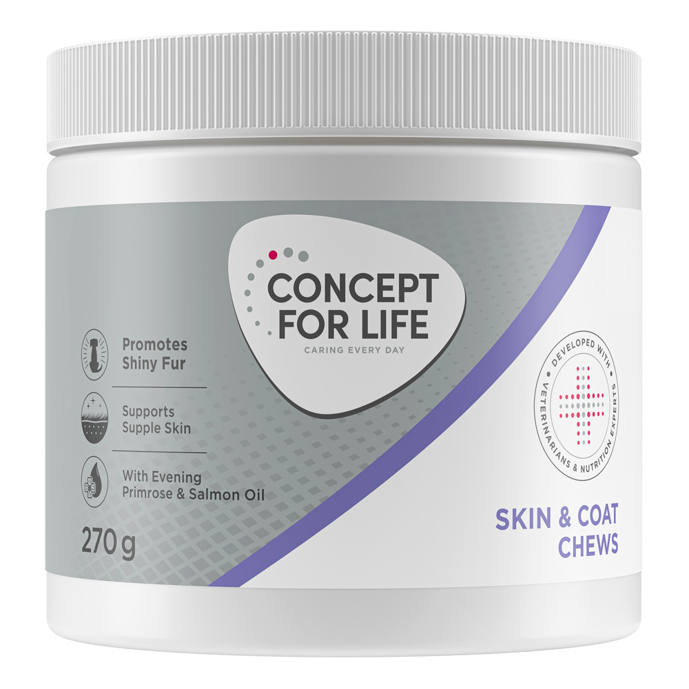 Skin & Coat Supplements Chews - Concept for Life - 270 g Skin & Coat Supplements Chews - Concept for Life - 270 g von Concept for Life