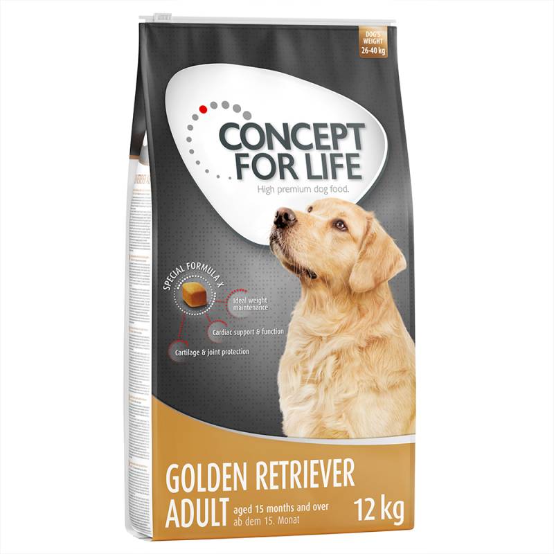 Sparpaket Concept for Life 2 x Großgebinde - Golden Retriever Adult (2 x 12 kg) von Concept for Life