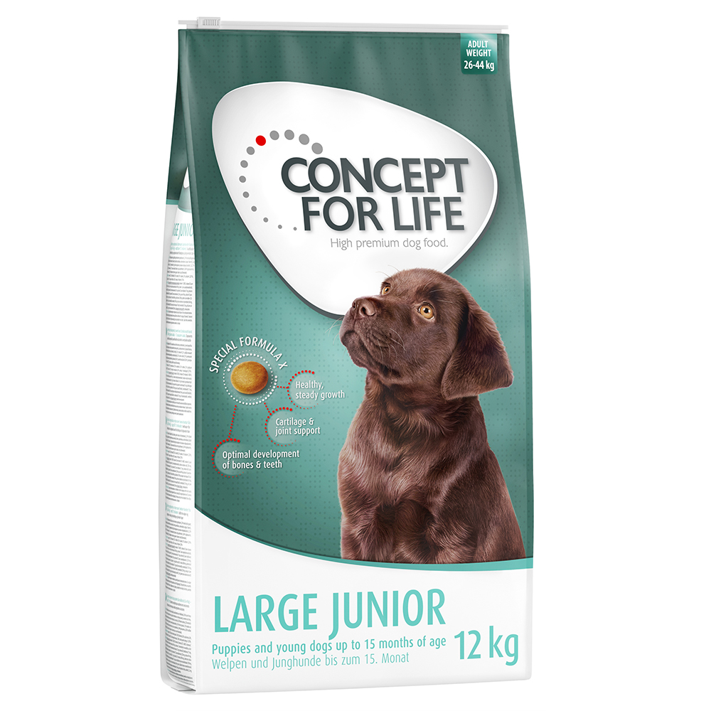 Sparpaket Concept for Life 2 x Großgebinde - Large Junior (2 x 12 kg) von Concept for Life