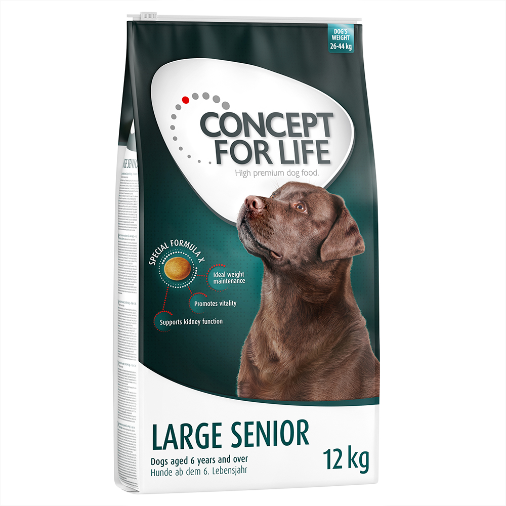 Sparpaket Concept for Life 2 x Großgebinde - Large Senior (2 x 12 kg) von Concept for Life