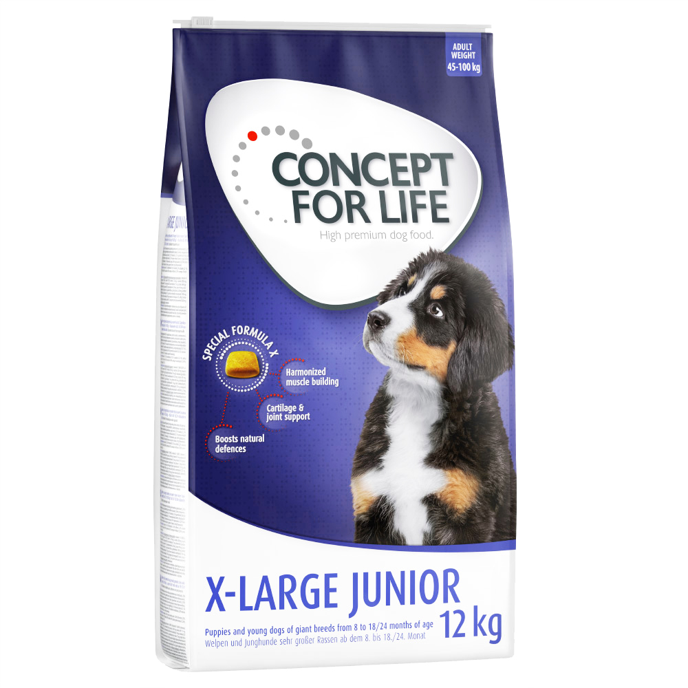 Sparpaket Concept for Life 2 x Großgebinde - X-Large Junior (2 x 12 kg) von Concept for Life