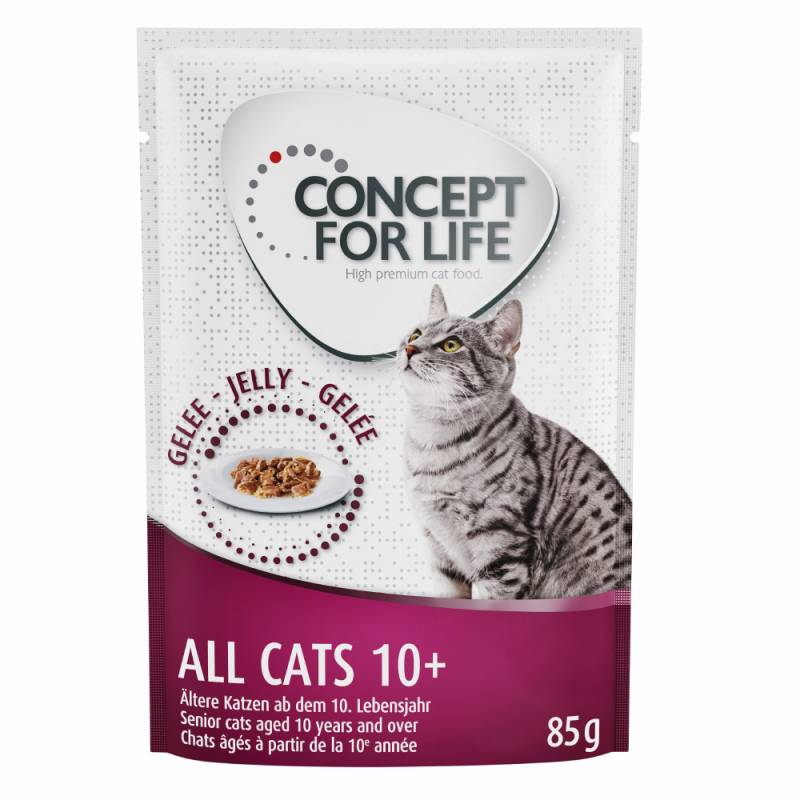 Sparpaket Concept for Life 24 x 85 g - All Cats 10+ in Gelee                von Concept for Life