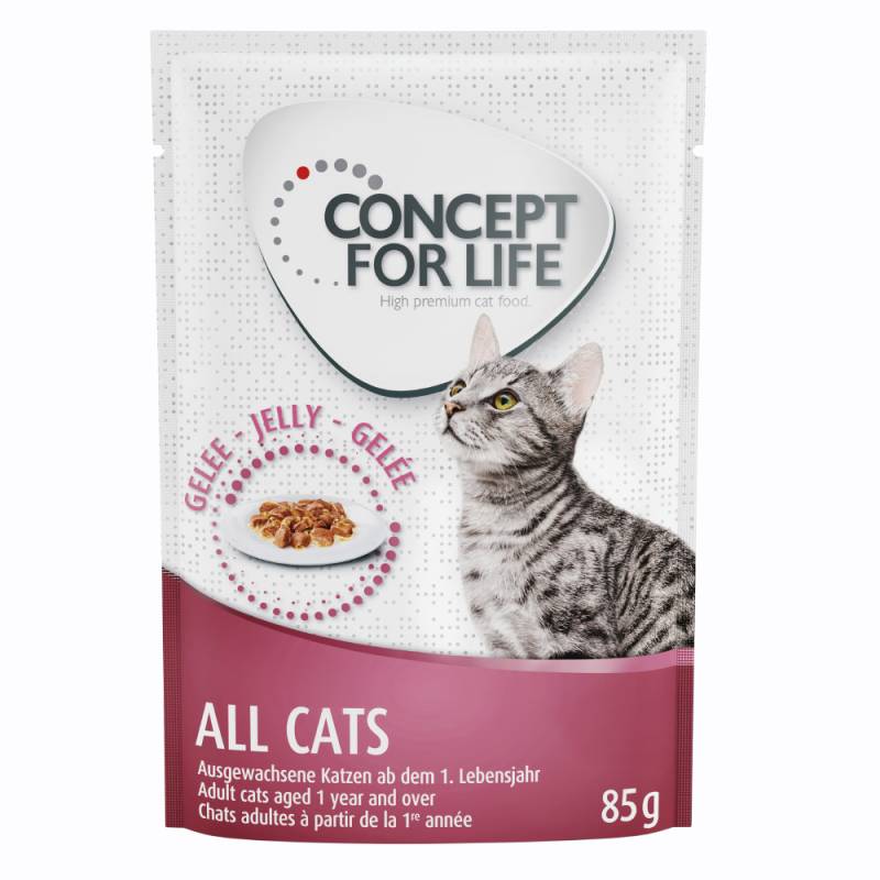 Sparpaket Concept for Life 24 x 85 g - All Cats in Gelee                      von Concept for Life