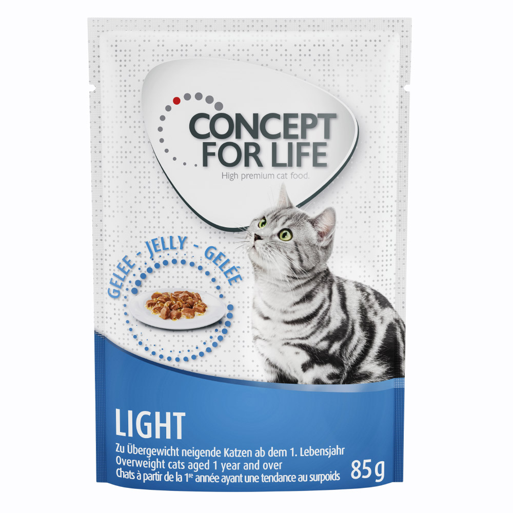 Sparpaket Concept for Life 24 x 85 g - Light Cats in Gelee          von Concept for Life