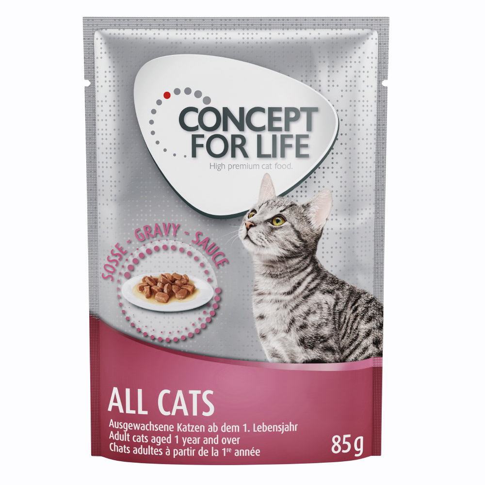 Sparpaket Concept for Life 48 x 85 g - All Cats in Soße Sparpaket Concept for Life 48 x 85 g - All Cats in Soße von Concept for Life