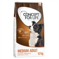 Sparpaket Concept for Life Hundefutter - Medium Adult (2 x 12 kg) von Concept for Life