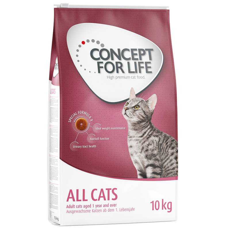 Sparpaket Concept for Life Trockennahrung zum Vorteilspreis - All Cats (2 x 10 kg) von Concept for Life