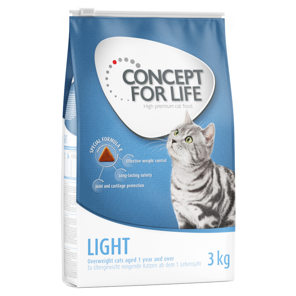 Sparpaket Concept for Life Trockennahrung zum Vorteilspreis - Light Adult (3 x 3 kg) von Concept for Life