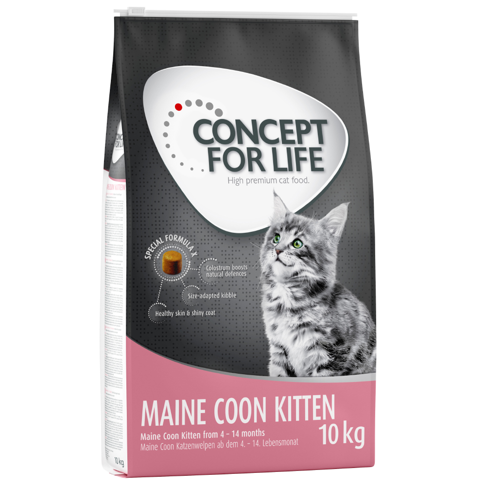 Sparpaket Concept for Life Trockennahrung zum Vorteilspreis - Maine Coon Kitten (2 x 10 kg) von Concept for Life