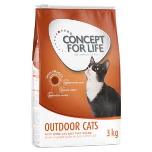 Sparpaket Concept for Life Trockennahrung zum Vorteilspreis - Outdoor Cats (3 x 3 kg) von Concept for Life