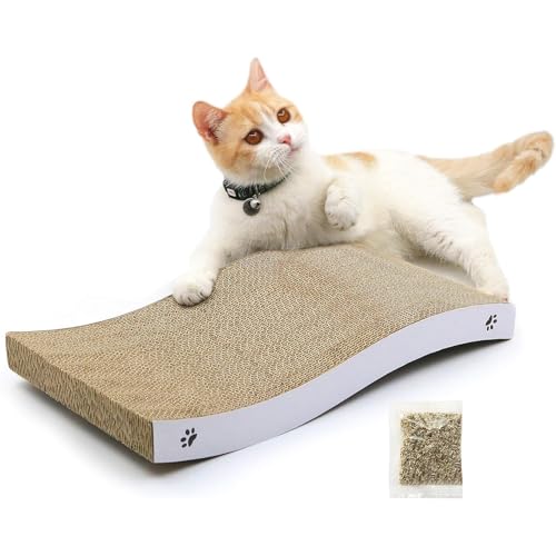Conlun - Katzen Kratzbrett - Katzen Kratzpappe mit Premium-Kratztextur, langlebige Katzen Kratzmatte umkehrbar Conlun - Katzen Kratzbrett - Katzen Kratzpappe mit Premium-Kratztextur, langlebige Katzen Kratzmatte umkehrbar von Coching