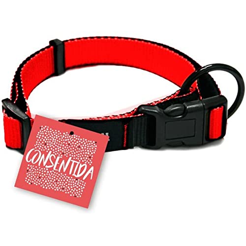 Consentida CN205399 Halskette Sicherheit glatt T-4, 45-70 x 2.5 cm, XL, Rot von Consentida