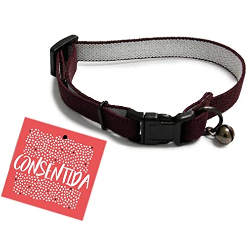 Consentida CN205772 Halsband, elastisch, Katze, Granat von Consentida