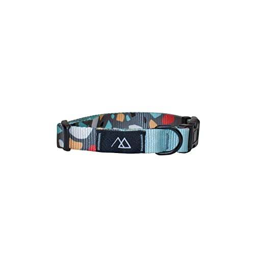 Consentida Halsband für kleine Hunde T1-20, 35 x 1,5 cm, aus Nylon, Mosaik-Design, Größe S, sehr robust und bequem, Zubehör für Hunde von Consentida