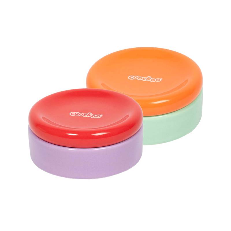 Coockoo Fressnapf Funky Feeding - Rot/violett Coockoo Fressnapf Funky Feeding - Rot/violett von Coockoo