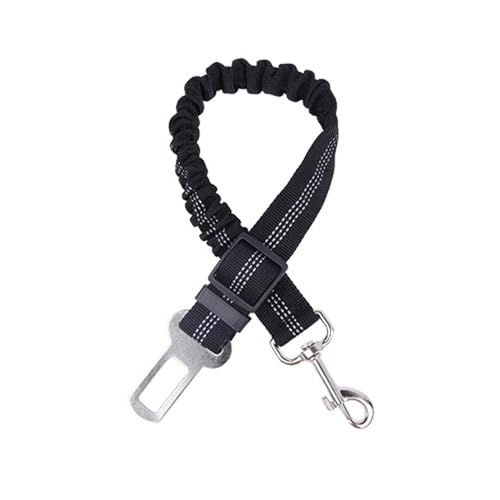 Coogime Hundegurt fürs Auto, Hundegurt fürs Auto Sicherheitsgeschirr Einstellbarer mit Universalstecker, Hundesicherheitsgeschirr für alle Hunde und Katzen (Black) von Coogime
