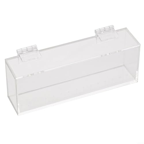 Transparente Acryl-Fischbeobachtungsbox für Bachangeln, Skala für einfache Aufzeichnungen (groß) von CookiBlend