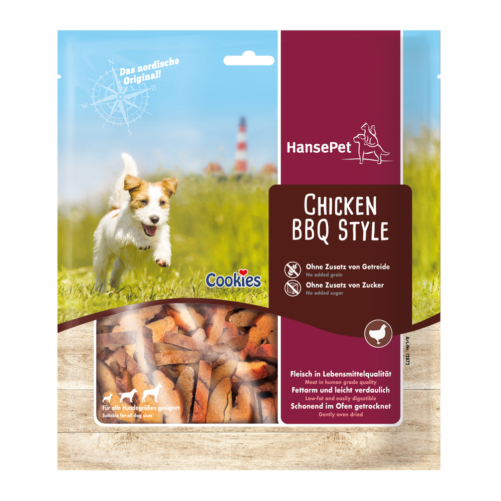 Hansepet Cookies Gegrilltes Huhn – BBQ Style - Sparpaket: 2 x 475 g Hansepet Cookies Gegrilltes Huhn – BBQ Style - Sparpaket: 2 x 475 g von Cookie's