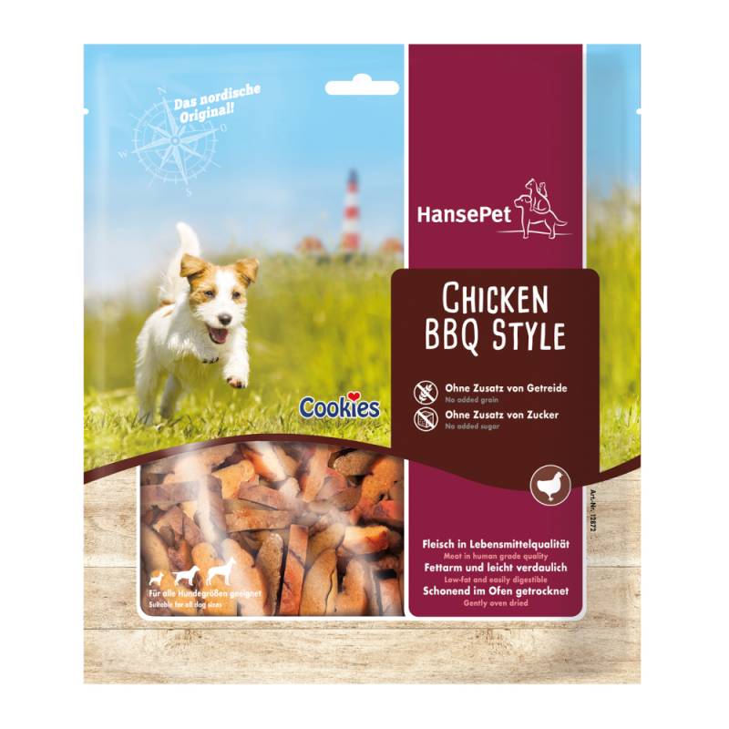 Hansepet Cookies Gegrilltes Huhn – BBQ Style - Sparpaket: 2 x 475 g von Cookie's