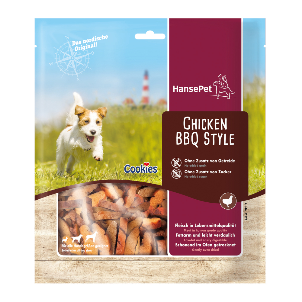 Hansepet Cookies Gegrilltes Huhn – BBQ Style - 475 g von Cookie's