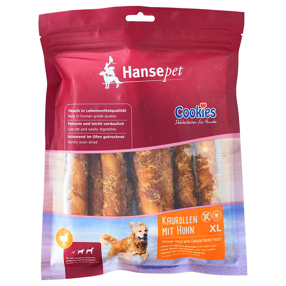 Hansepet Kaurollen mit Hühnchenfilet XL - Sparpaket: 2 x 450 g Hansepet Kaurollen mit Hühnchenfilet XL - Sparpaket: 2 x 450 g von Cookie's