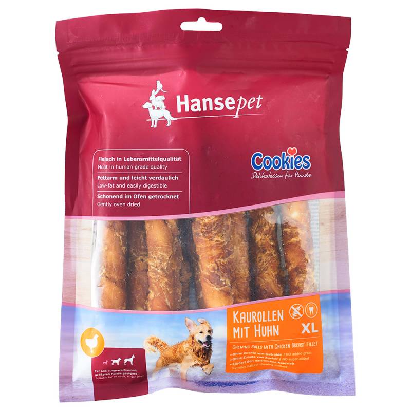 Hansepet Kaurollen mit Hühnchenfilet XL - Sparpaket: 2 x 450 g von Cookie's
