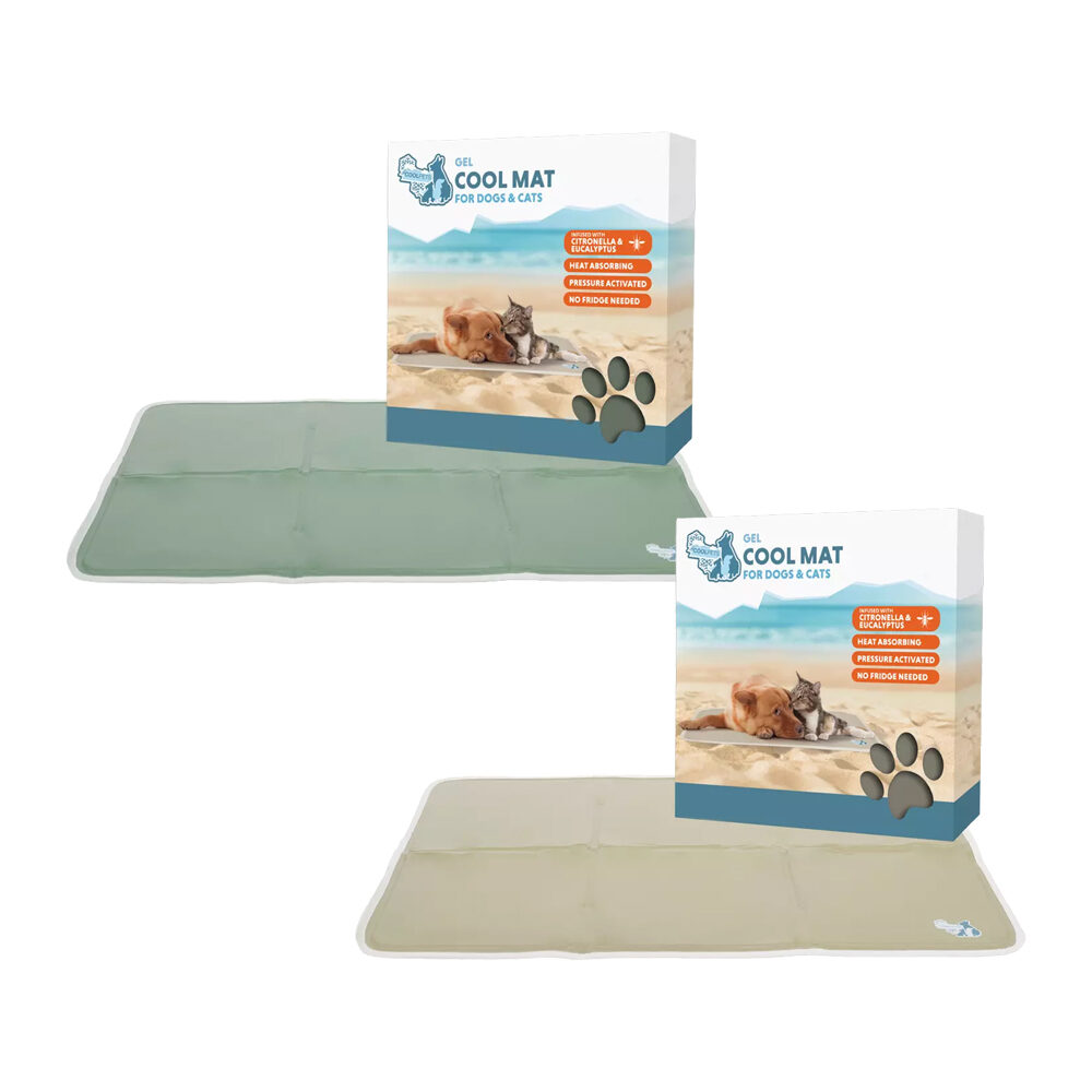 CoolPets Gel Cooling Mat - Olivgrün - XL von CoolPets