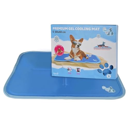 CoolPets Premium Kühlmatte Hund S - 50 x 40 cm - Kühlung für Hunde - Hundematte zum Kühlen - rutschfeste Matte - Mit Citronella und Eukalyptus CoolPets Premium Kühlmatte Hund S - 50 x 40 cm - Kühlung für Hunde - Hundematte zum Kühlen - rutschfeste Matte - Mit Citronella und Eukalyptus von CoolPets