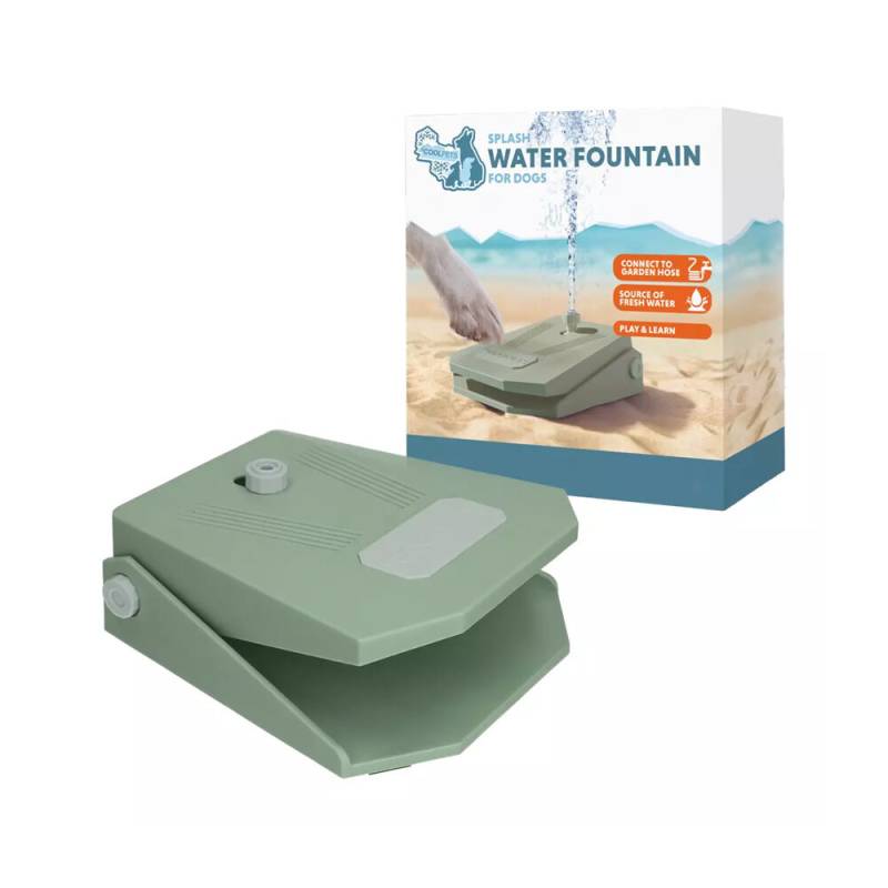 CoolPets Splash Water Fountain - Olivgrün von CoolPets