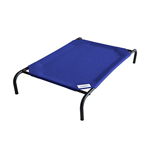 Coolaroo The Original Cooling Erhöhtes Haustierbett, Aquatic Blue, Größe L von Coolaroo