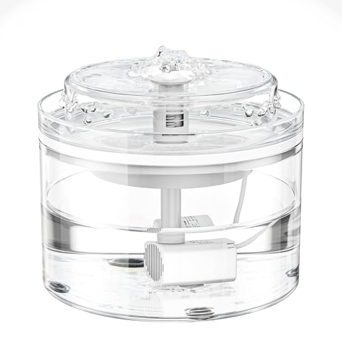 Coolden Katzenbrunnen Trinkbrunnen für Katzen 1.8L Wasserbrunnen für Katze Katzentrinkbrunnen Trinkbrunnen Haustier Leise Wasserpumpe Brunnen Trinkbrunnen für Katzen Hunde Weiß Coolden Katzenbrunnen Trinkbrunnen für Katzen 1.8L Wasserbrunnen für Katze Katzentrinkbrunnen Trinkbrunnen Haustier Leise Wasserpumpe Brunnen Trinkbrunnen für Katzen Hunde Weiß von Coolden