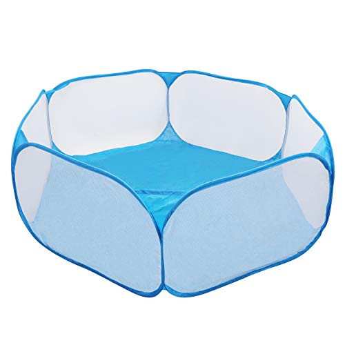 Coolty Kleintier-Laufstall, Pop-Up Faltbares Kleintierkäfigzelt, atmungsaktiver transparenter Übungszaun für Meerschweinchen, Kaninchen, Hamster, Chinchillas und Igel Coolty Kleintier-Laufstall, Pop-Up Faltbares Kleintierkäfigzelt, atmungsaktiver transparenter Übungszaun für Meerschweinchen, Kaninchen, Hamster, Chinchillas und Igel von Coolty