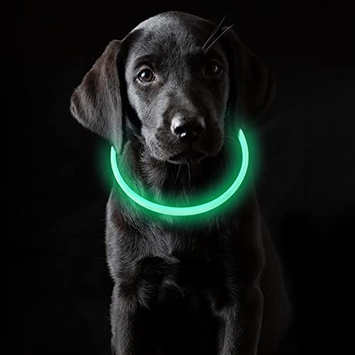 Coolzon LED Leuchthalsband Hundehalsband Aufladbar, Wasserdicht Halsband Hund 3 Modi, Leuchtband Hund Halsband Längenverstellbareres Super Helle Kalsband Katze und Hunde Klein Groß Mittel, Grün Coolzon LED Leuchthalsband Hundehalsband Aufladbar, Wasserdicht Halsband Hund 3 Modi, Leuchtband Hund Halsband Längenverstellbareres Super Helle Kalsband Katze und Hunde Klein Groß Mittel, Grün von Coolzon