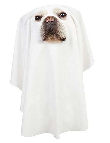 Coomour Hund Halloween Kostüm Geist Haustier Kleidung Welpen Halloween Cosplay Hoodies Katze Geist Shirts (S) von Coomour