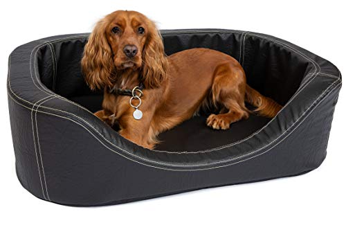 CopcoPet - Hundebetten Hundebett Stella Antik Schwarz 100 x 80 x 10 cm von CopcoPet - Hundebetten