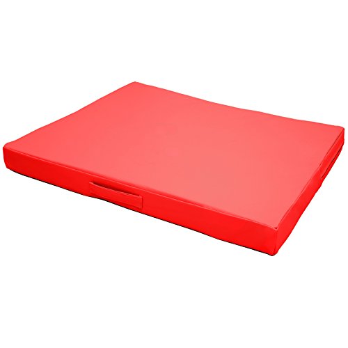 CopcoPet Hundematte Jumbo Orthopädisch Rot 110 x 80 x 8 cm – Robustes Kunstleder – Waschbar, rutschfest & pflegeleicht – Für mittelgroße Hunde, Wohnung, Garten, Transportbox – Extra dick CopcoPet Hundematte Jumbo Orthopädisch Rot 110 x 80 x 8 cm – Robustes Kunstleder – Waschbar, rutschfest & pflegeleicht – Für mittelgroße Hunde, Wohnung, Garten, Transportbox – Extra dick von CopcoPet