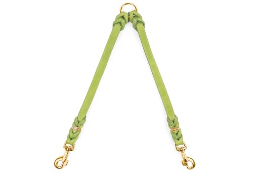 CopcoPet - Fettleder Koppel mit 2 Messing Karabinern, Apfelgrün, 30 cm x 10 mm CopcoPet - Fettleder Koppel mit 2 Messing Karabinern, Apfelgrün, 30 cm x 10 mm von CopcoPet