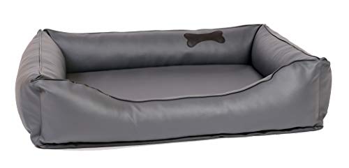 CopcoPet - Hundebett Paco Kunstleder - Grau Gr: L 90 x 70 cm CopcoPet - Hundebett Paco Kunstleder - Grau Gr: L 90 x 70 cm von CopcoPet